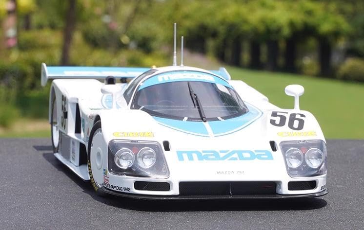 ミニカー IXO 1/18 Mazda 787B IXO 1/18 Mazda 787B #56 24H of Le Mans White Diecast Car